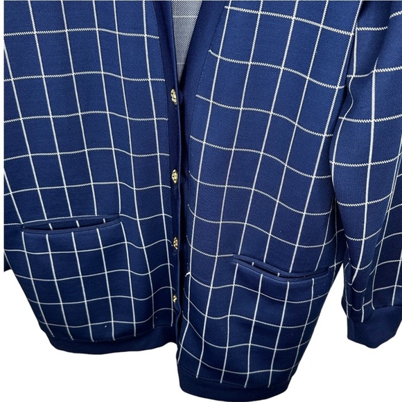 Vintage Cathy Daniels Blue Polyester Jacket - Picture 3 of 6